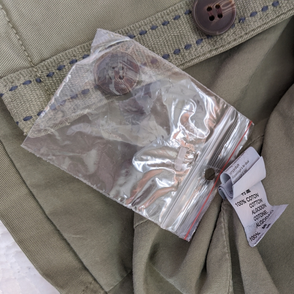 NEW Bonpoint green utility jacket: size 6 (unisex) - Picture 4 of 8